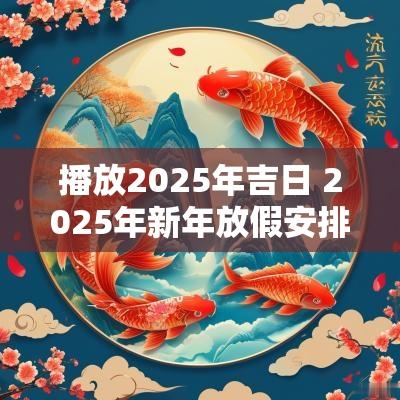 播放2025年吉日 2025年新年放假安排时间表