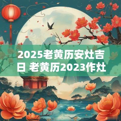 2025老黄历安灶吉日 老黄历2025作灶吉日