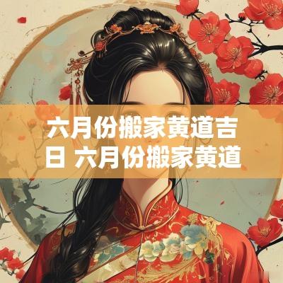六月份搬家黄道吉日 六月份搬家黄道吉日有几天