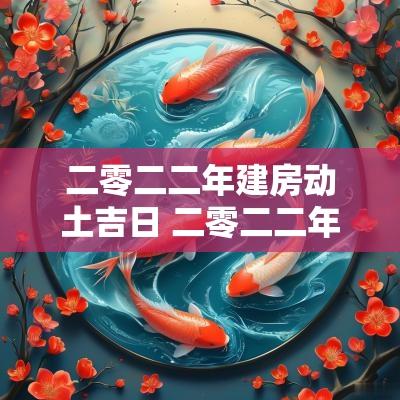 二零二二年建房动土吉日 二零二二年六月搬家吉日