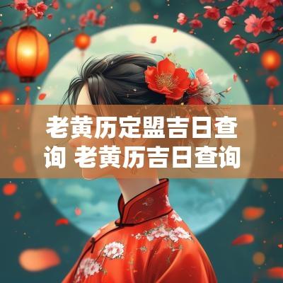 老黄历定盟吉日查询 老黄历吉日查询2025年