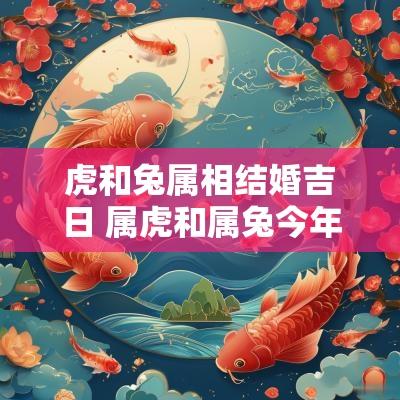 虎和兔属相结婚吉日 属虎和属兔今年结婚什么日子好