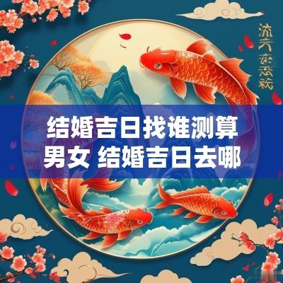 结婚吉日找谁测算男女 结婚吉日去哪里算