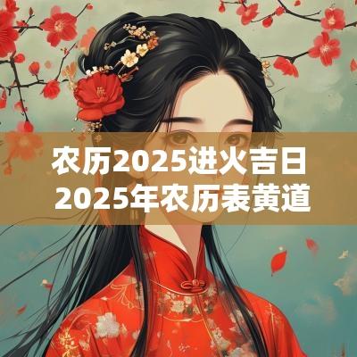 农历2025进火吉日 2025年农历表黄道吉日