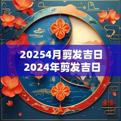 20254月剪发吉日 2025年剪发吉日