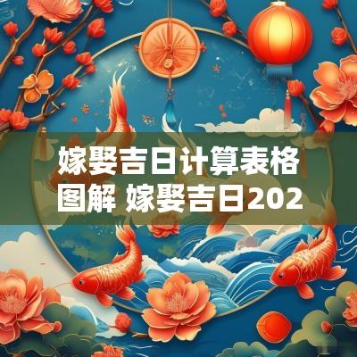 嫁娶吉日计算表格图解 嫁娶吉日2025年