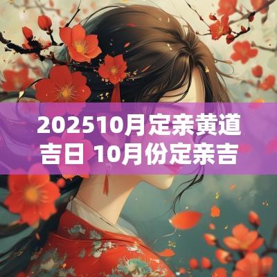 202510月定亲黄道吉日 10月份定亲吉日