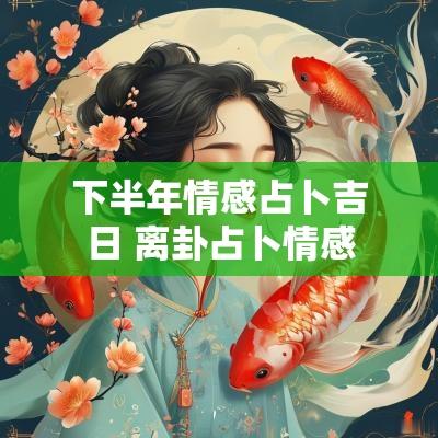 下半年情感占卜吉日 离卦占卜情感