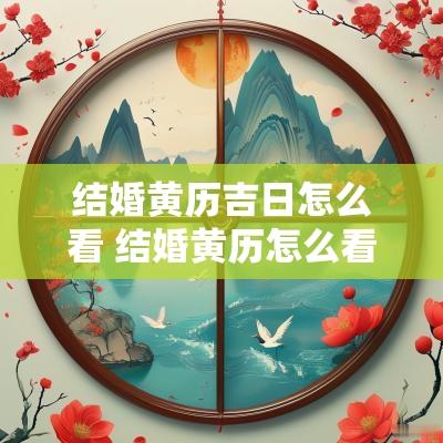 结婚黄历吉日怎么看 结婚黄历怎么看
