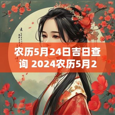 农历5月24日吉日查询 2025农历5月24黄道吉日