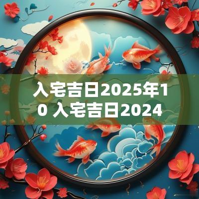 入宅吉日2025年10 入宅吉日2025