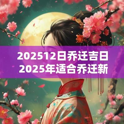 202512日乔迁吉日 2025年适合乔迁新居的黄道吉日