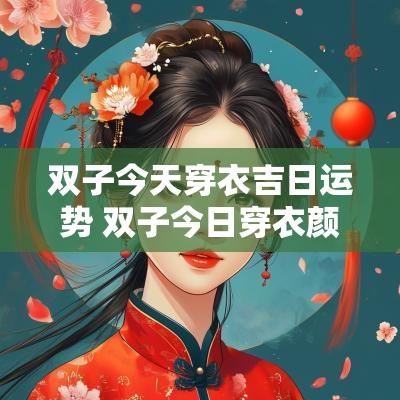 双子今天穿衣吉日运势 双子今日穿衣颜色