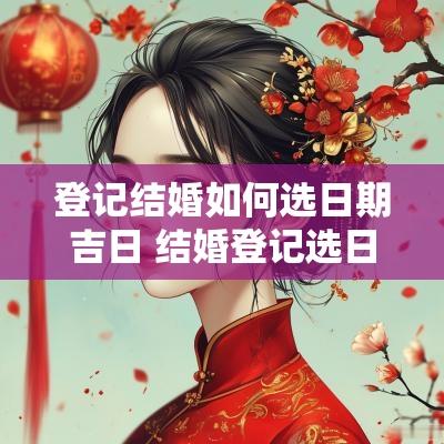 登记结婚如何选日期吉日 结婚登记选日子有讲究吗