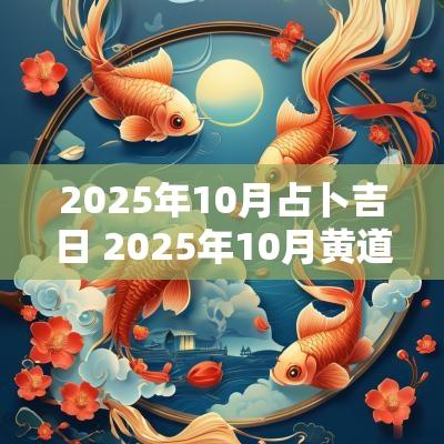 2025年10月占卜吉日 2025年10月黄道吉日一览表