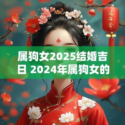 属狗女2025结婚吉日 2025年属狗女的婚姻如何