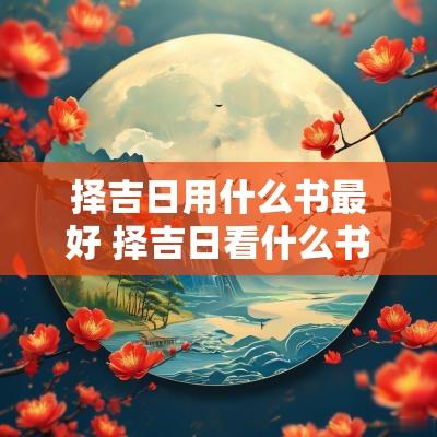 择吉日用什么书最好 择吉日看什么书为准