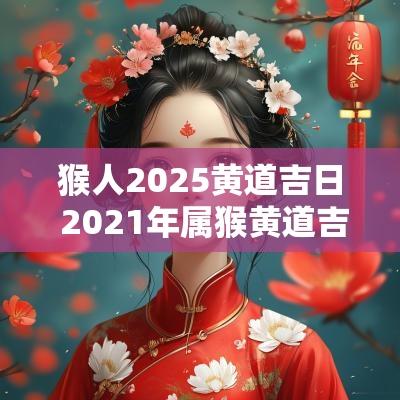 猴人2025黄道吉日 2025年属猴黄道吉日