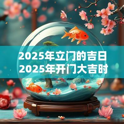 2025年立门的吉日 2025年开门大吉时间