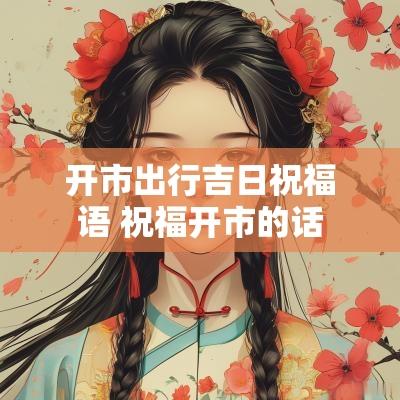 开市出行吉日祝福语 祝福开市的话