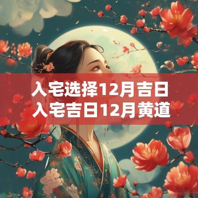 入宅选择12月吉日 入宅吉日12月黄道吉日