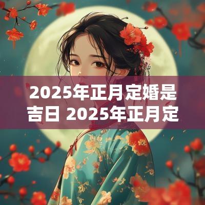 2025年正月定婚是吉日 2025年正月定婚是吉日还是凶日