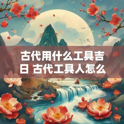 古代用什么工具吉日 古代工具人怎么说