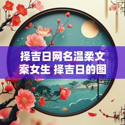 择吉日网名温柔文案女生 择吉日的图片