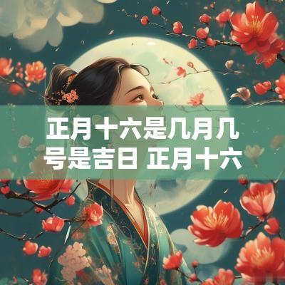 正月十六是几月几号是吉日 正月十六是农历几月几日