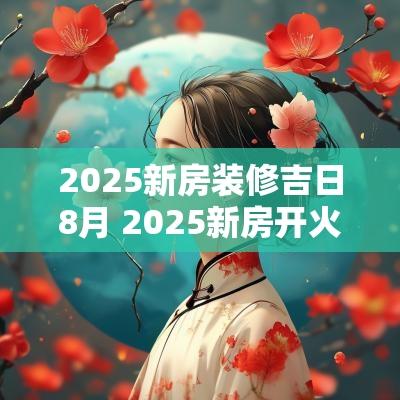 2025新房装修吉日8月 2025新房开火吉日一览表