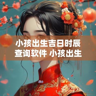 小孩出生吉日时辰查询软件 小孩出生日期吉日