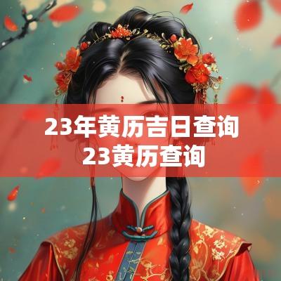 23年黄历吉日查询 23黄历查询