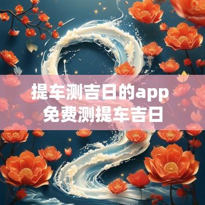提车测吉日的app 免费测提车吉日