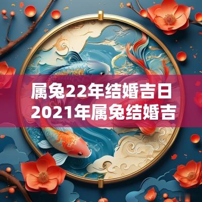 属兔22年结婚吉日 2025年属兔结婚吉日