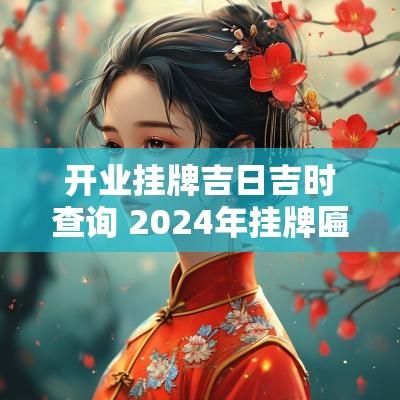 开业挂牌吉日吉时查询 2025年挂牌匾吉日吉时