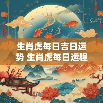 生肖虎每日吉日运势 生肖虎每日运程查询