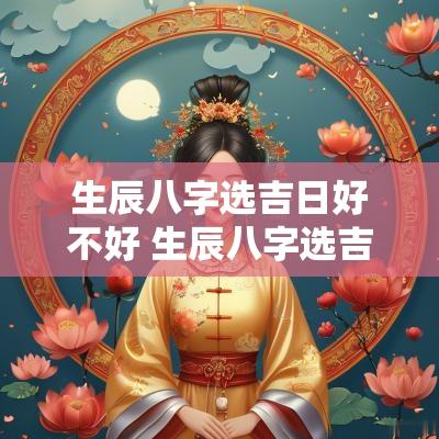 生辰八字选吉日好不好 生辰八字选吉日好不好怎么看