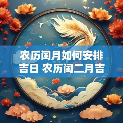 农历闰月如何安排吉日 农历闰二月吉日查询