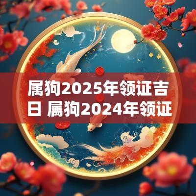 属狗2025年领证吉日 属狗2025年领证