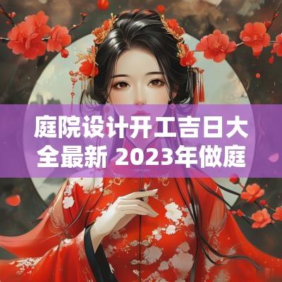 庭院设计开工吉日大全最新 2025年做庭院吉日