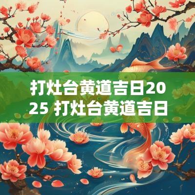 打灶台黄道吉日2025 打灶台黄道吉日2025年5月最好 打灶台黄道吉日2025 打灶台黄道吉日2025年5月最好