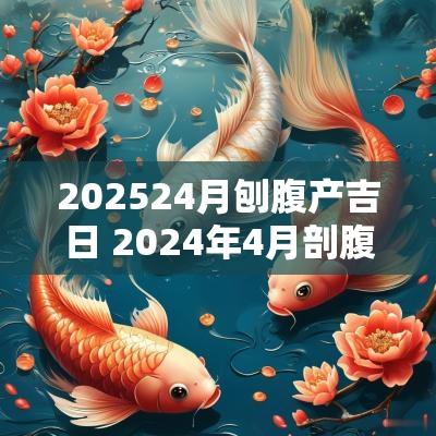 202524月刨腹产吉日 2025年4月剖腹产吉日时辰和时间