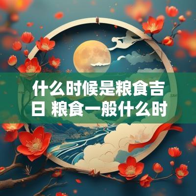 什么时候是粮食吉日 粮食一般什么时候收