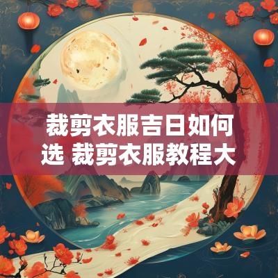 裁剪衣服吉日如何选 裁剪衣服教程大全