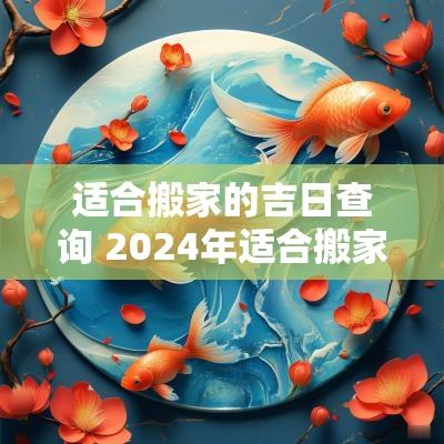 适合搬家的吉日查询 2025年适合搬家的日子有哪些