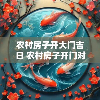 农村房子开大门吉日 农村房子开门对炕好吗