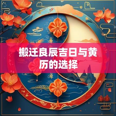 搬迁良辰吉日与黄历的选择