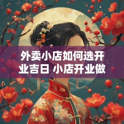外卖小店如何选开业吉日 小店开业做外卖都准备什么