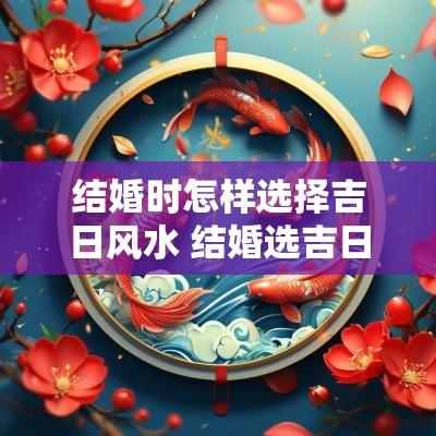 结婚时怎样选择吉日风水 结婚选吉日子方法 结婚时怎样选择吉日风水 结婚选吉日子方法