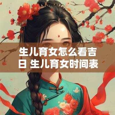 生儿育女怎么看吉日 生儿育女时间表